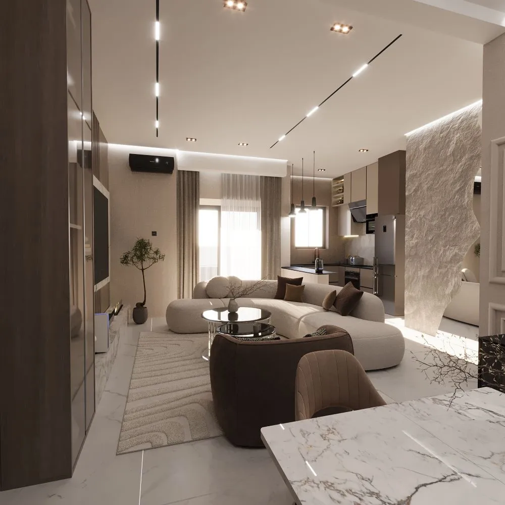 ONYX Elite open-plan living area