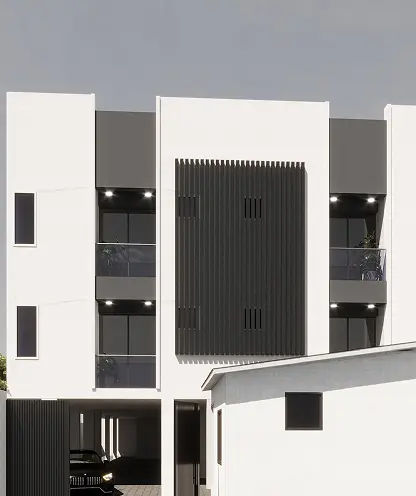 ONYX Elite exterior facade with private parking