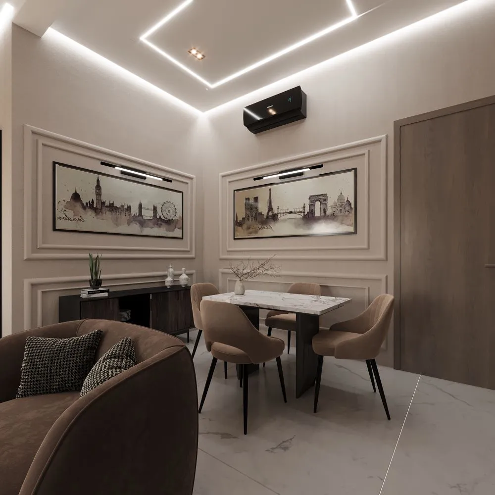 ONYX Elite dining area with panelled walls