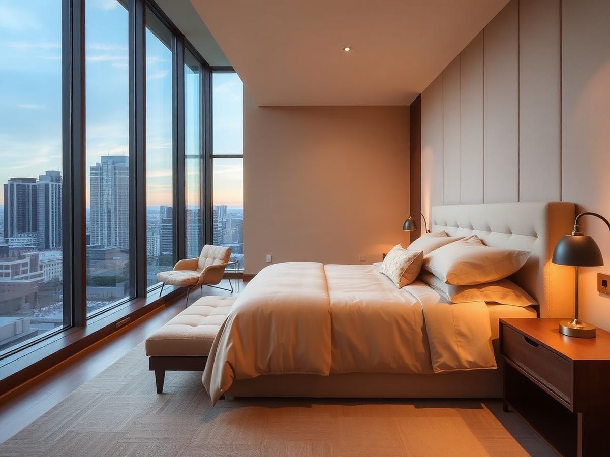Guest bedroom in an NGIN Ventures residence