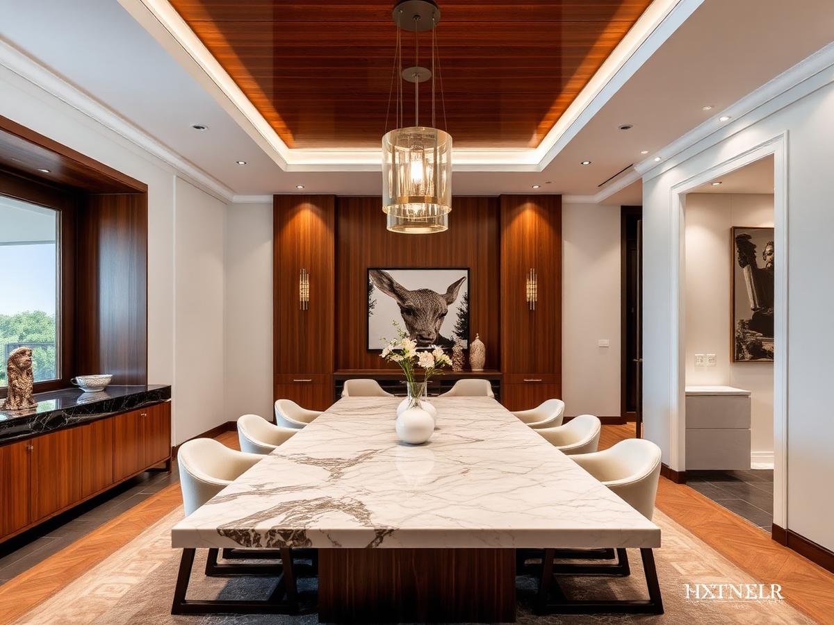 Dining room in an NGIN Ventures residence